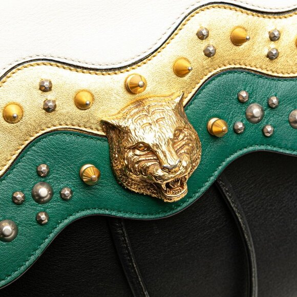 GUCCI Black Leather Backpack - Picture 6 of 10